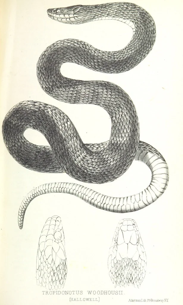 An illustration from Report of an expedition down the Zuni and Colorado Rivers by Captain L. Sitgreaves ... Illustrations. (Report on ... Natural History ... by S. W. Woodhouse. Zoology: mammals and birds by S. W. Woodhouse; reptiles by E. Hallowell; fishes by S. F. Baird and C. Girard. Botany: by Professor J. Torrey. Medical report; by S. W. Woodhouse.), 1853, leaf 241