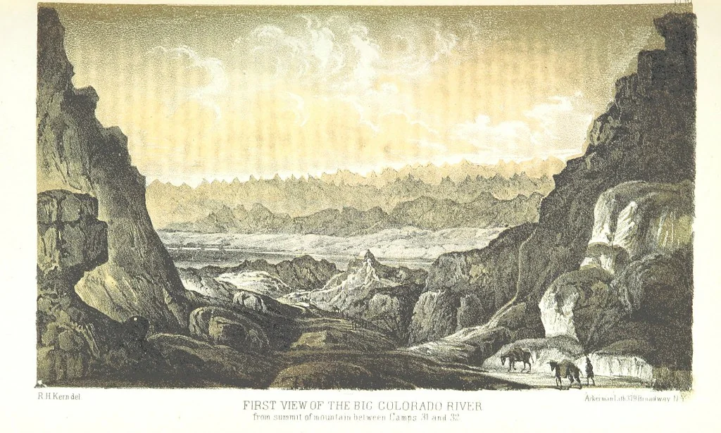 An illustration from Report of an expedition down the Zuni and Colorado Rivers by Captain L. Sitgreaves ... Illustrations. (Report on ... Natural History ... by S. W. Woodhouse. Zoology: mammals and birds by S. W. Woodhouse; reptiles by E. Hallowell; fishes by S. F. Baird and C. Girard. Botany: by Professor J. Torrey. Medical report; by S. W. Woodhouse.), 1853, leaf 59