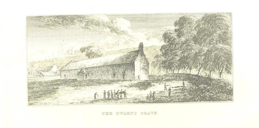 An illustration from A Series of Sketches of the existing localities alluded to in the Waverley Novels. Etched from original drawings by J. Skene, 1829, leaf 117
