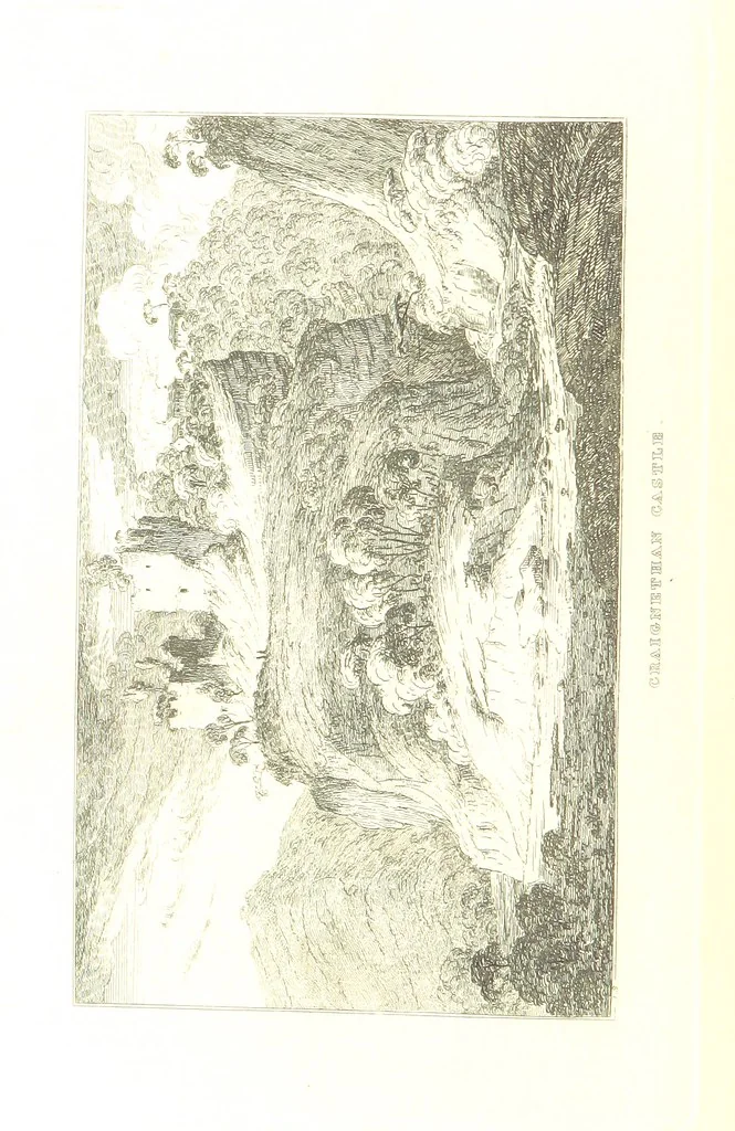An illustration from A Series of Sketches of the existing localities alluded to in the Waverley Novels. Etched from original drawings by J. Skene, 1829, leaf 126