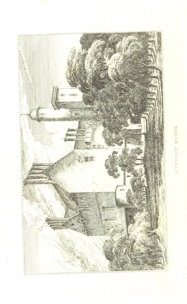 An illustration from A Series of Sketches of the existing localities alluded to in the Waverley Novels. Etched from original drawings by J. Skene, 1829, leaf 182