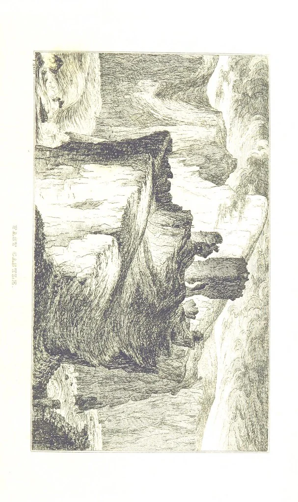 An illustration from A Series of Sketches of the existing localities alluded to in the Waverley Novels. Etched from original drawings by J. Skene, 1829, leaf 187