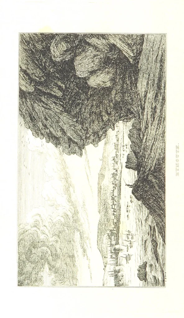 An illustration from A Series of Sketches of the existing localities alluded to in the Waverley Novels. Etched from original drawings by J. Skene, 1829, leaf 192