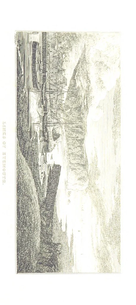 An illustration from A Series of Sketches of the existing localities alluded to in the Waverley Novels. Etched from original drawings by J. Skene, 1829, leaf 205