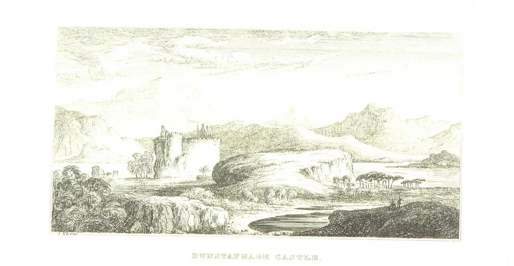 An illustration from A Series of Sketches of the existing localities alluded to in the Waverley Novels. Etched from original drawings by J. Skene, 1829, leaf 210