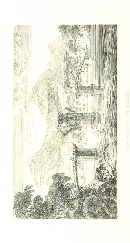 An illustration from A Series of Sketches of the existing localities alluded to in the Waverley Novels. Etched from original drawings by J. Skene, 1829, leaf 278