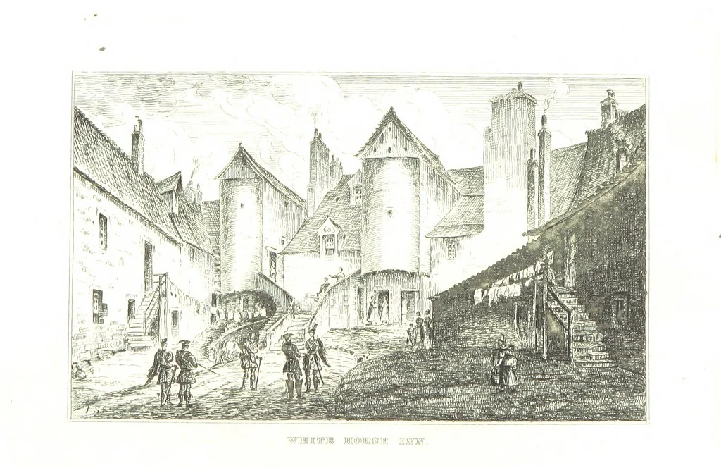 An illustration from A Series of Sketches of the existing localities alluded to in the Waverley Novels. Etched from original drawings by J. Skene, 1829, leaf 28