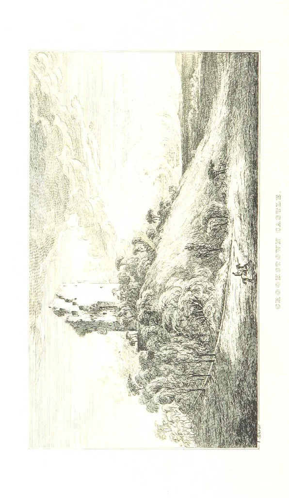 An illustration from A Series of Sketches of the existing localities alluded to in the Waverley Novels. Etched from original drawings by J. Skene, 1829, leaf 300