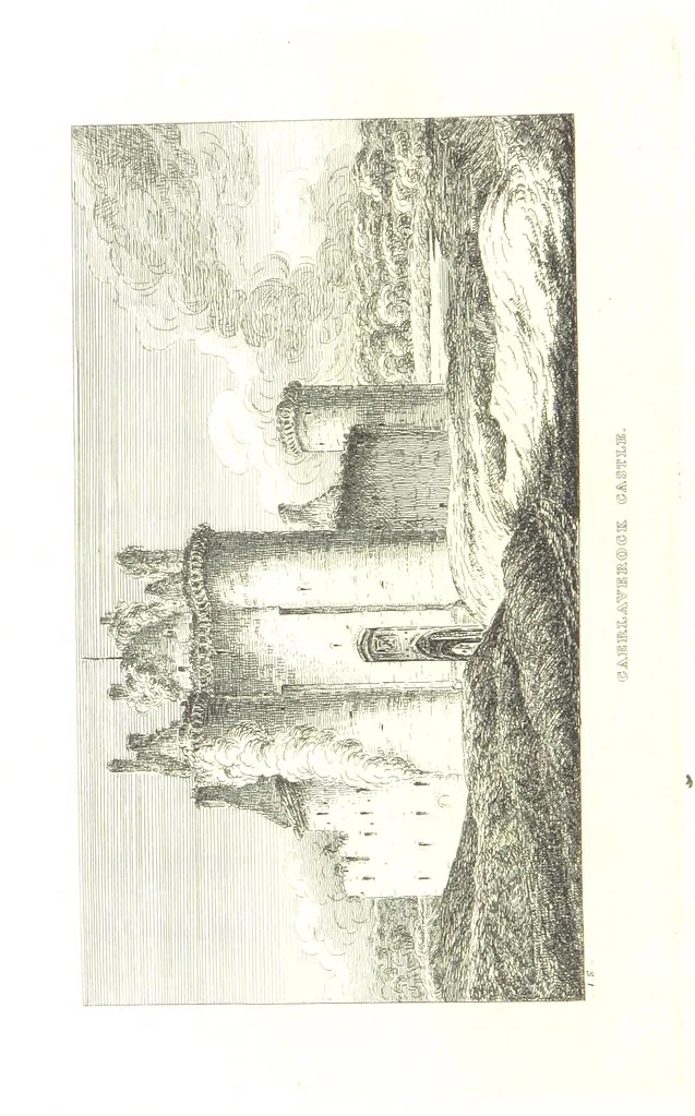 An illustration from A Series of Sketches of the existing localities alluded to in the Waverley Novels. Etched from original drawings by J. Skene, 1829, leaf 38