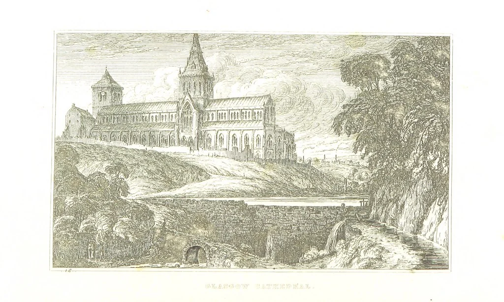 An illustration from A Series of Sketches of the existing localities alluded to in the Waverley Novels. Etched from original drawings by J. Skene, 1829, leaf 70