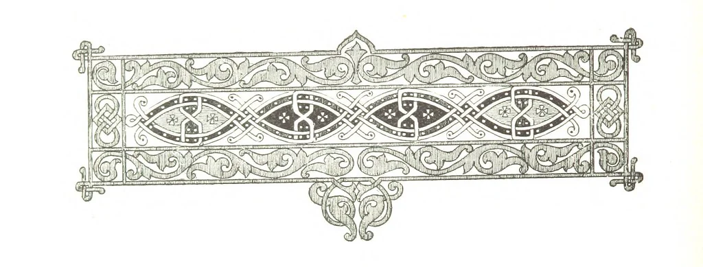 An illustration from По Сѣверу Россіи. Путешествіе ихъ Императорскихъ Высочествъ, Великаго Князя Владиміра Александровича и Великой Княгини Маріи Павловны въ 1884 и 1885 годахъ. [Illustrated, 1886, leaf 110