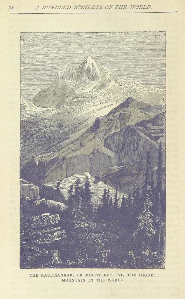 An illustration from A Hundred Wonders of the world in nature and art. Described according to the latest authorities and profusely illustrated. Edited by J. Small, 1876, leaf 22