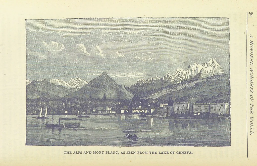 An illustration from A Hundred Wonders of the world in nature and art. Described according to the latest authorities and profusely illustrated. Edited by J. Small, 1876, leaf 38