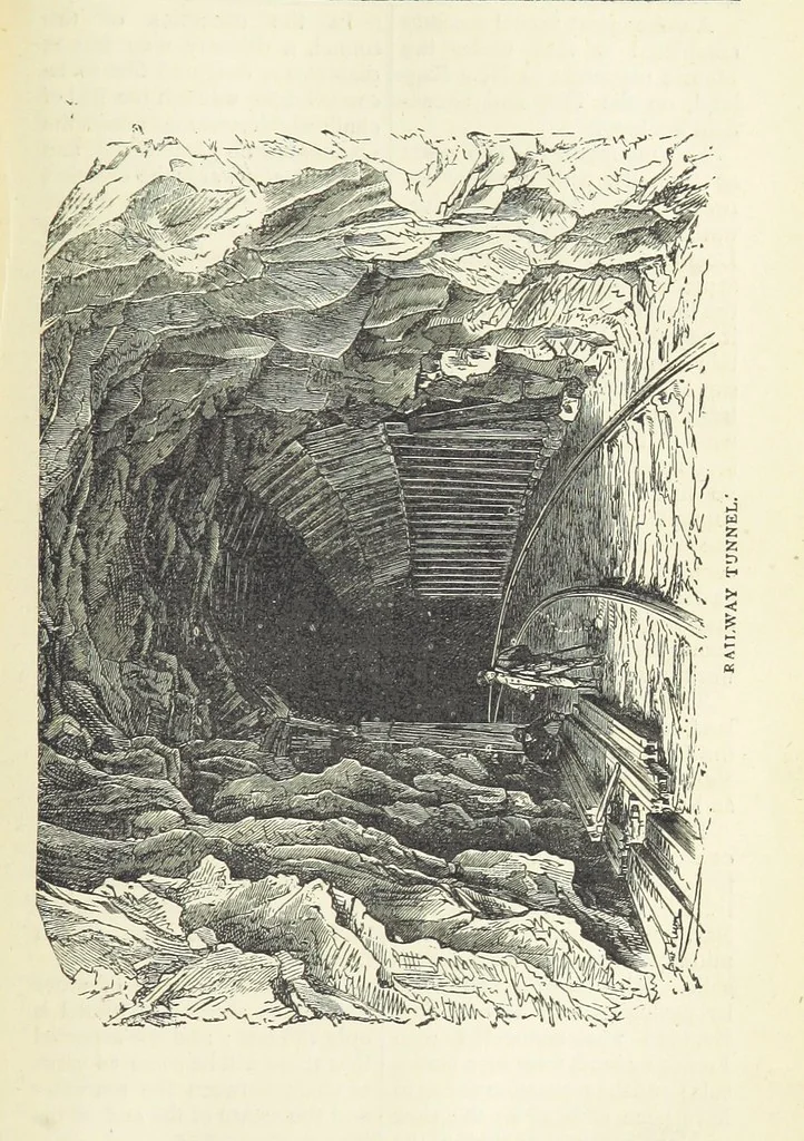 An illustration from A Hundred Wonders of the world in nature and art. Described according to the latest authorities and profusely illustrated. Edited by J. Small, 1876, leaf 559