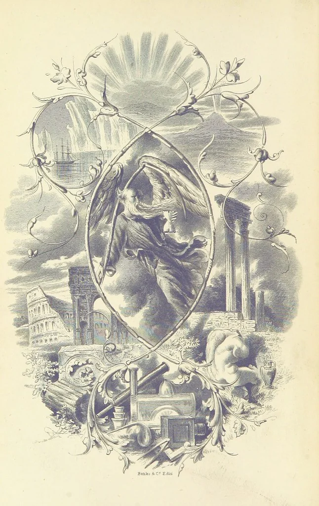 An illustration from A Hundred Wonders of the world in nature and art. Described according to the latest authorities and profusely illustrated. Edited by J. Small, 1876, leaf 8