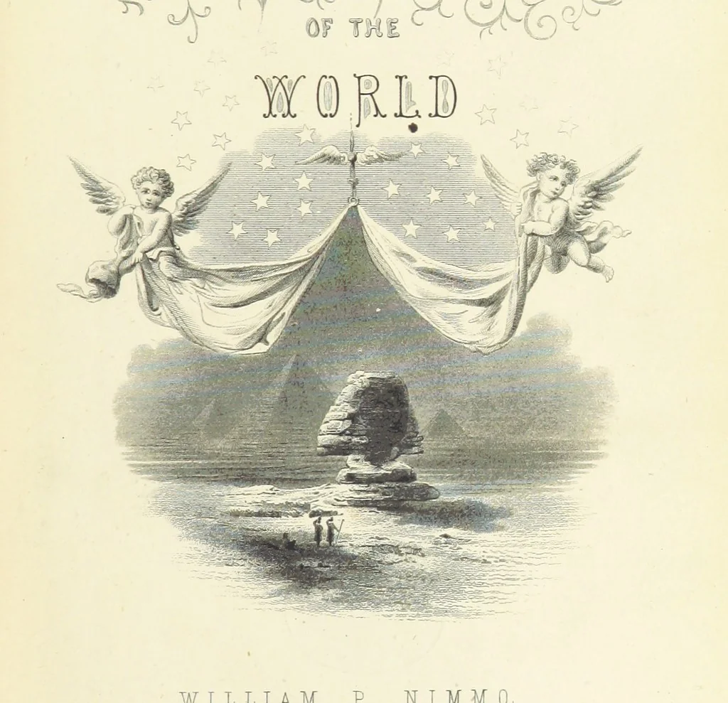 An illustration from A Hundred Wonders of the world in nature and art. Described according to the latest authorities and profusely illustrated. Edited by J. Small, 1876, leaf 9