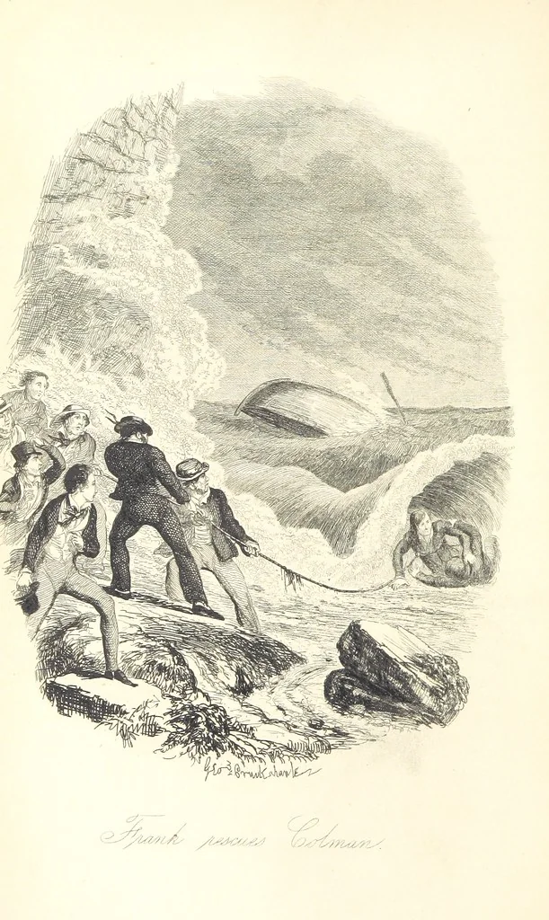 An illustration from Frank Fairlegh; or scenes from the life of a private pupil. [By F. E. Smedley.] With illustrations ... by G. Cruikshank, 1850, leaf 140