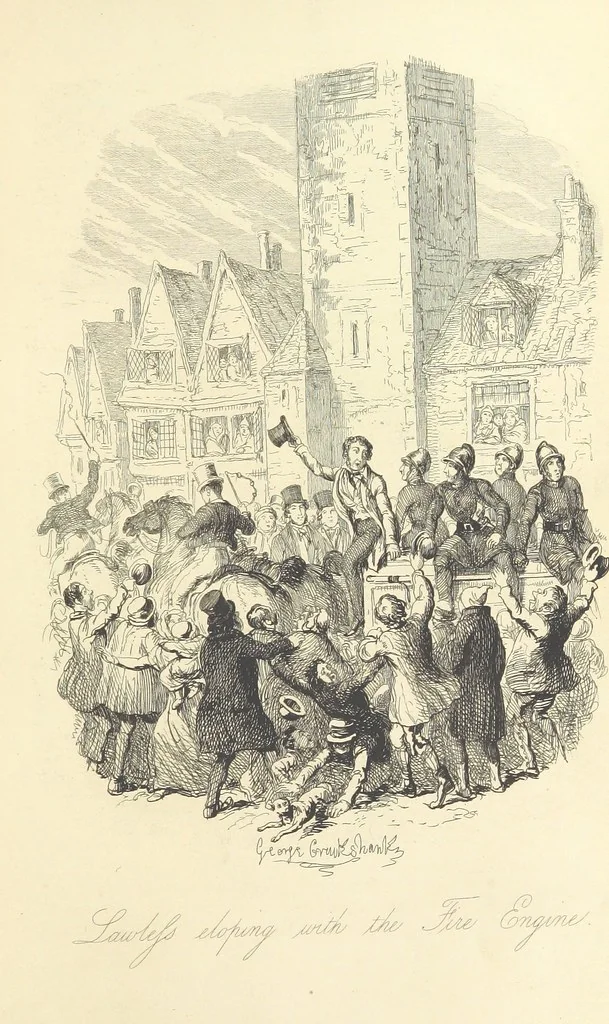 An illustration from Frank Fairlegh; or scenes from the life of a private pupil. [By F. E. Smedley.] With illustrations ... by G. Cruikshank, 1850, leaf 179