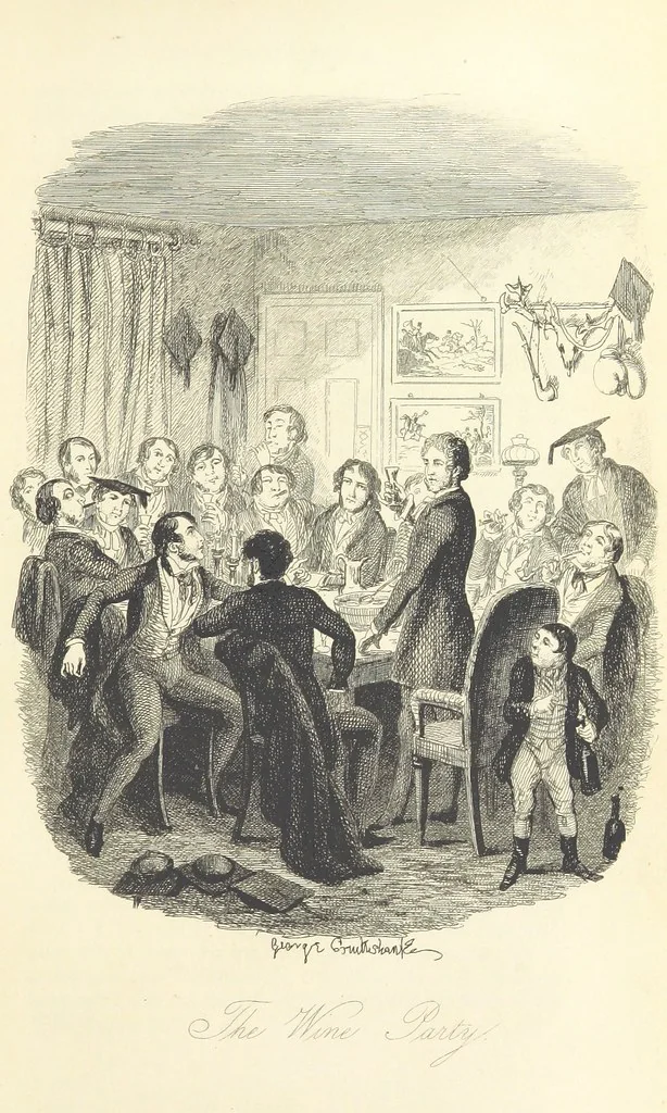 An illustration from Frank Fairlegh; or scenes from the life of a private pupil. [By F. E. Smedley.] With illustrations ... by G. Cruikshank, 1850, leaf 217