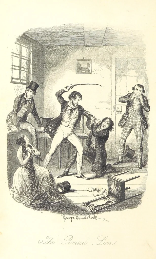 An illustration from Frank Fairlegh; or scenes from the life of a private pupil. [By F. E. Smedley.] With illustrations ... by G. Cruikshank, 1850, leaf 242