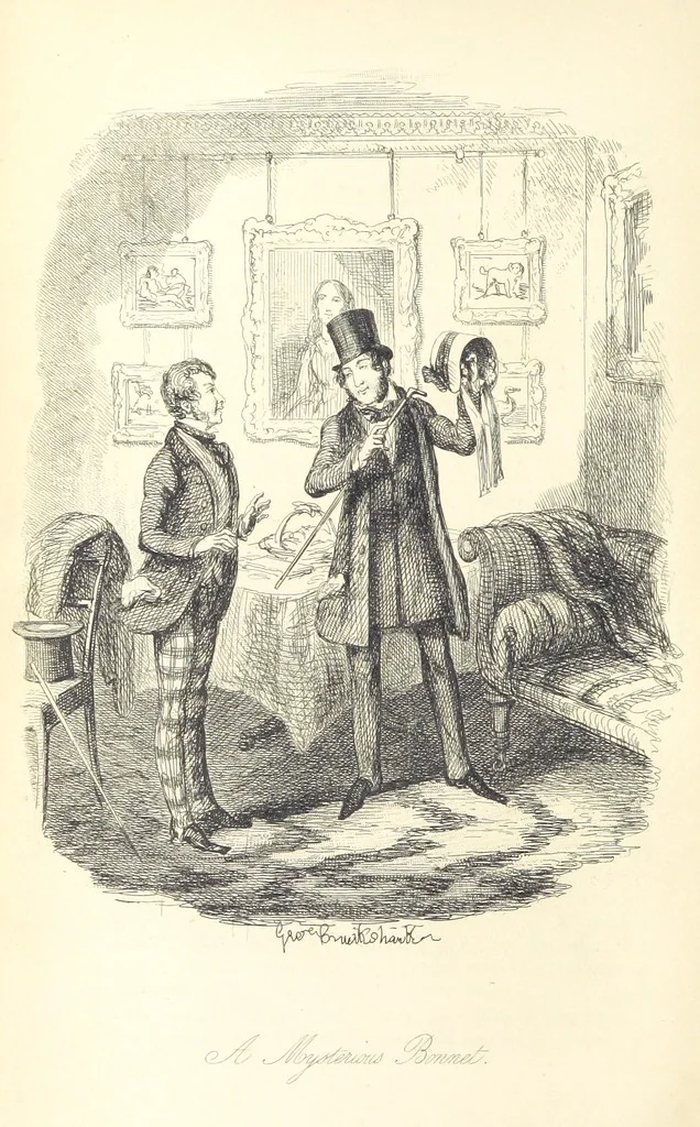 An illustration from Frank Fairlegh; or scenes from the life of a private pupil. [By F. E. Smedley.] With illustrations ... by G. Cruikshank, 1850, leaf 318