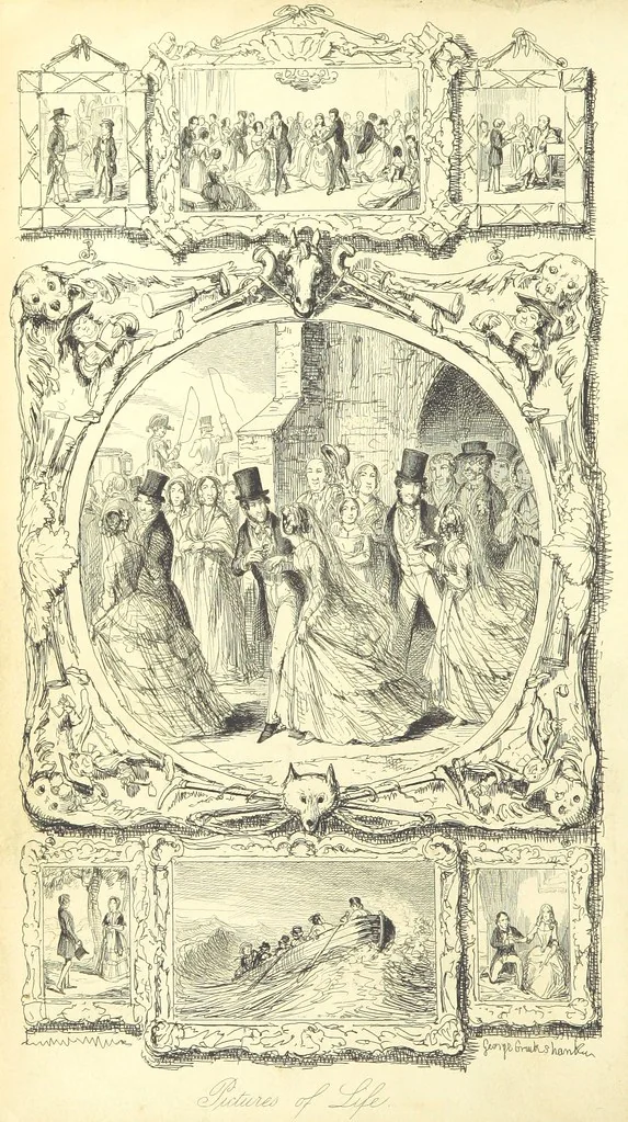 An illustration from Frank Fairlegh; or scenes from the life of a private pupil. [By F. E. Smedley.] With illustrations ... by G. Cruikshank, 1850, leaf 4