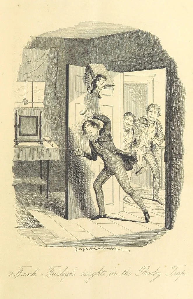 An illustration from Frank Fairlegh; or scenes from the life of a private pupil. [By F. E. Smedley.] With illustrations ... by G. Cruikshank, 1850, leaf 49