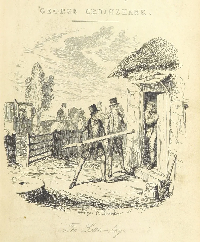 An illustration from Frank Fairlegh; or scenes from the life of a private pupil. [By F. E. Smedley.] With illustrations ... by G. Cruikshank, 1850, leaf 5