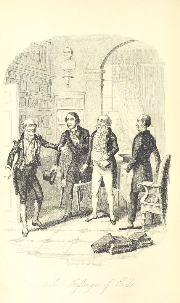 An illustration from Frank Fairlegh; or scenes from the life of a private pupil. [By F. E. Smedley.] With illustrations ... by G. Cruikshank, 1850, leaf 540