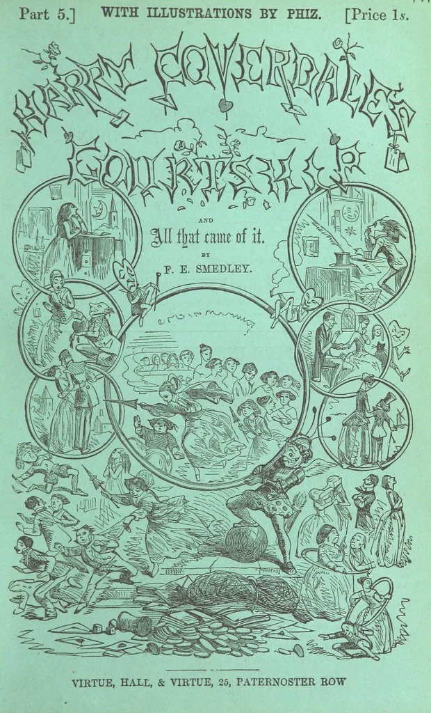 An illustration from Harry Coverdale's Courtship, and all that came of it. ... With illustrations by Phiz, 1854, leaf 161