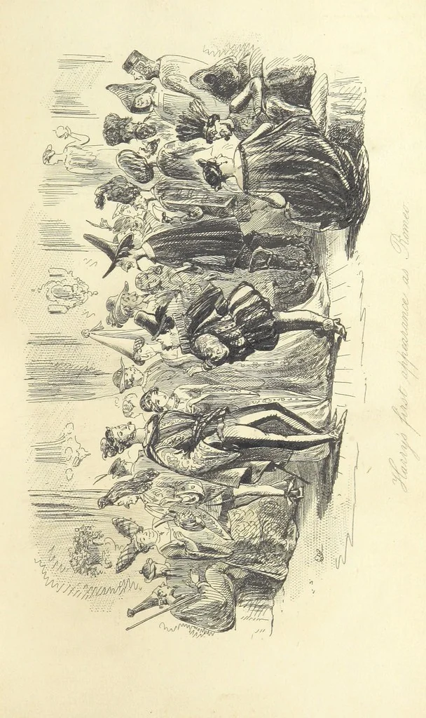An illustration from Harry Coverdale's Courtship, and all that came of it. ... With illustrations by Phiz, 1854, leaf 173