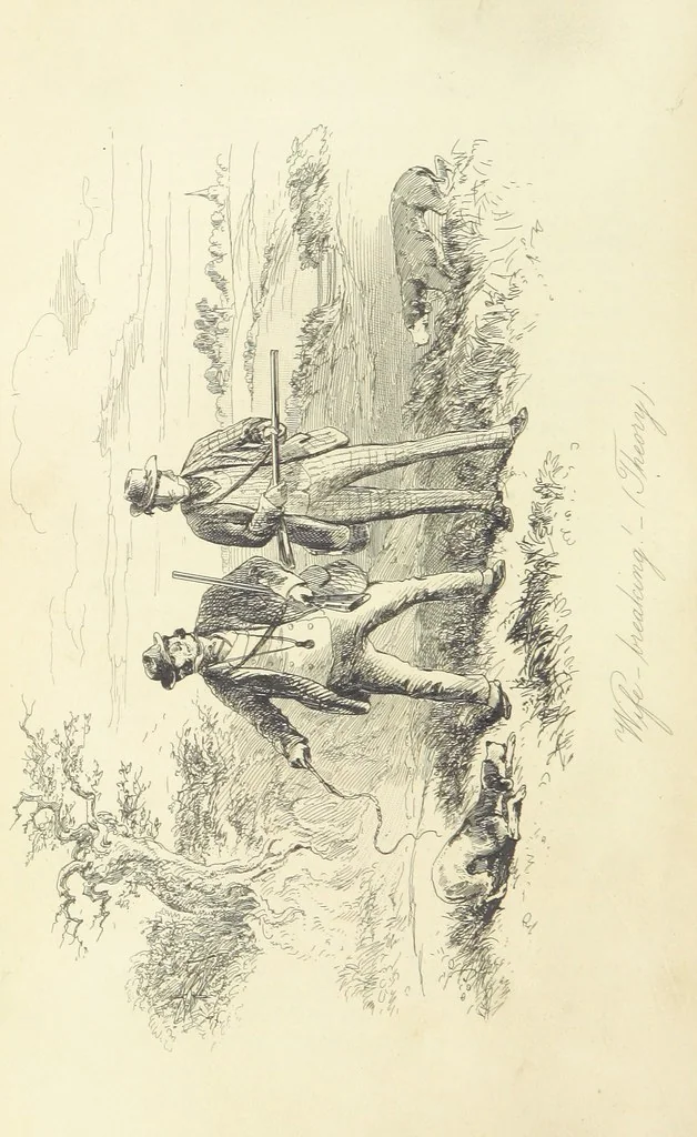 An illustration from Harry Coverdale's Courtship, and all that came of it. ... With illustrations by Phiz, 1854, leaf 212