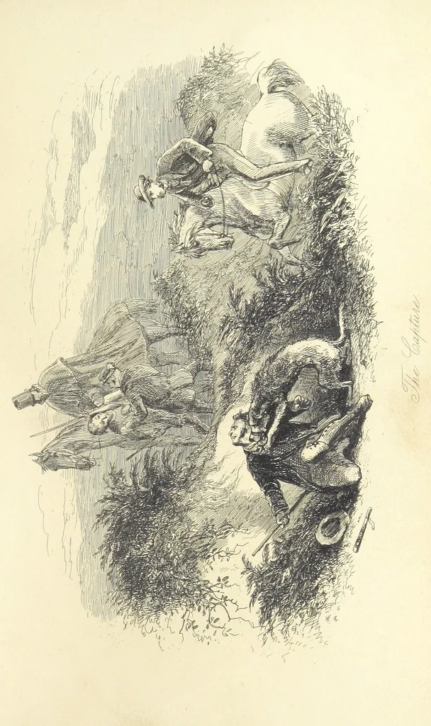 An illustration from Harry Coverdale's Courtship, and all that came of it. ... With illustrations by Phiz, 1854, leaf 253
