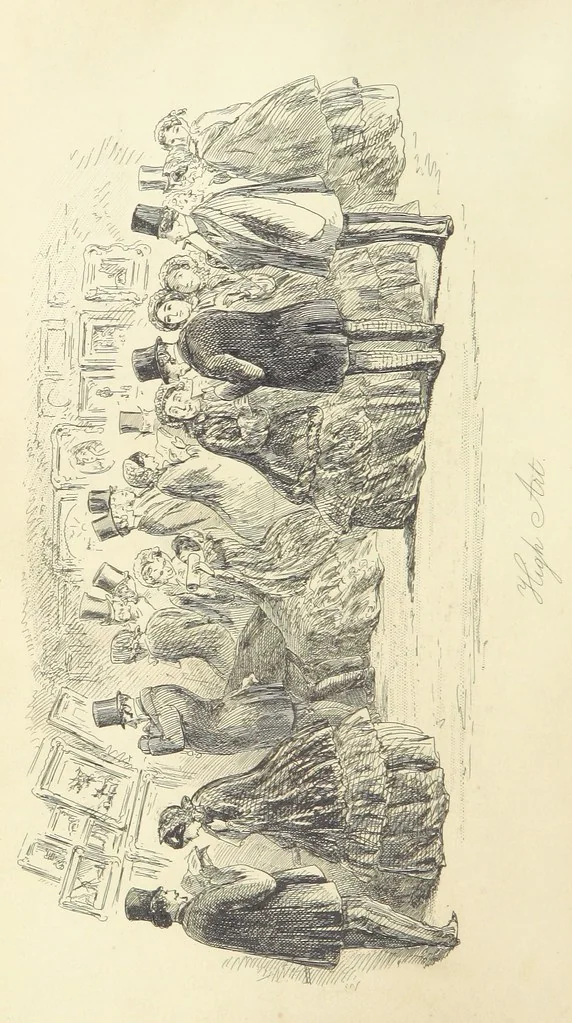 An illustration from Harry Coverdale's Courtship, and all that came of it. ... With illustrations by Phiz, 1854, leaf 294