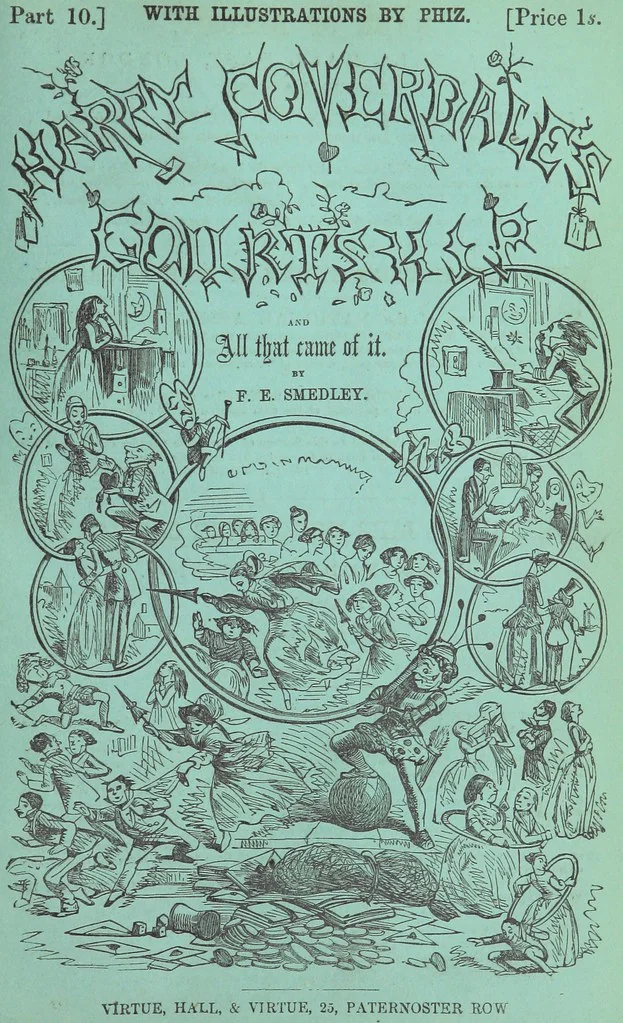 An illustration from Harry Coverdale's Courtship, and all that came of it. ... With illustrations by Phiz, 1854, leaf 361