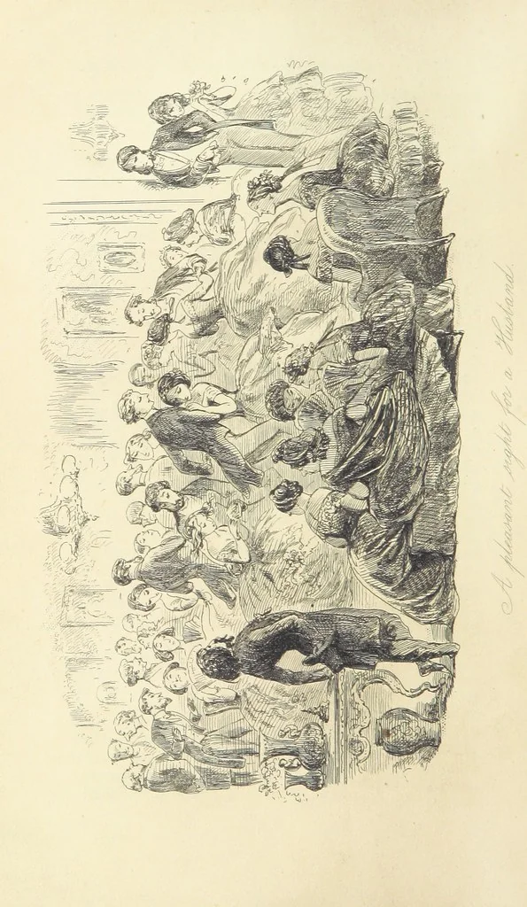 An illustration from Harry Coverdale's Courtship, and all that came of it. ... With illustrations by Phiz, 1854, leaf 368