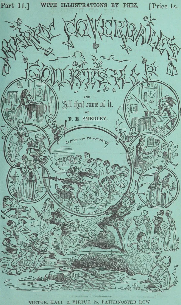 An illustration from Harry Coverdale's Courtship, and all that came of it. ... With illustrations by Phiz, 1854, leaf 403