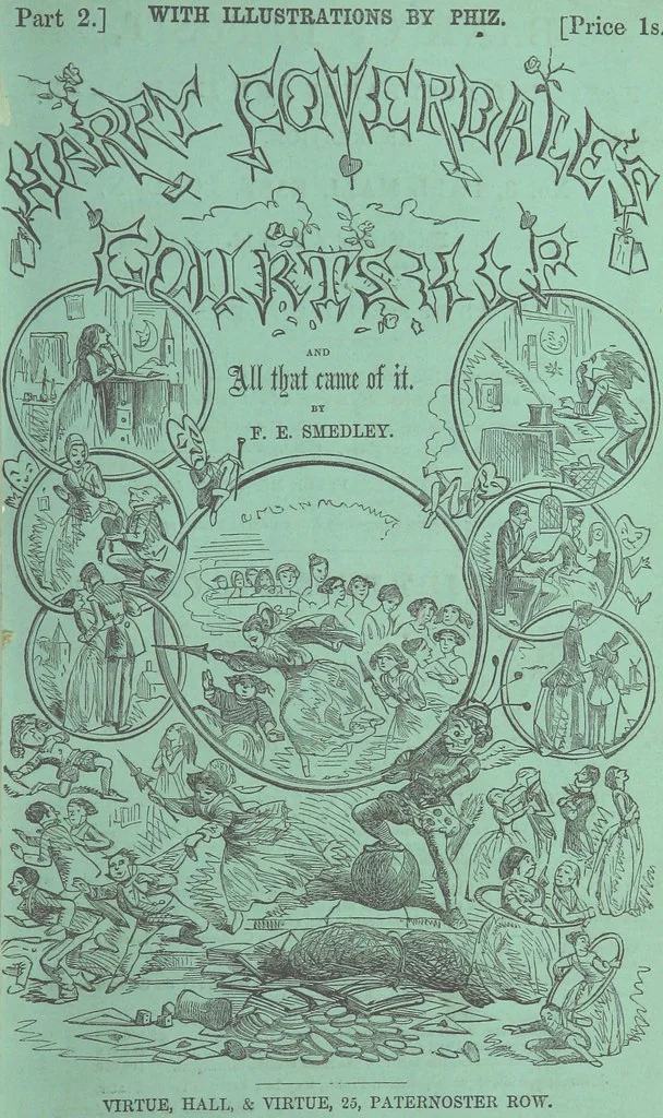 An illustration from Harry Coverdale's Courtship, and all that came of it. ... With illustrations by Phiz, 1854, leaf 43