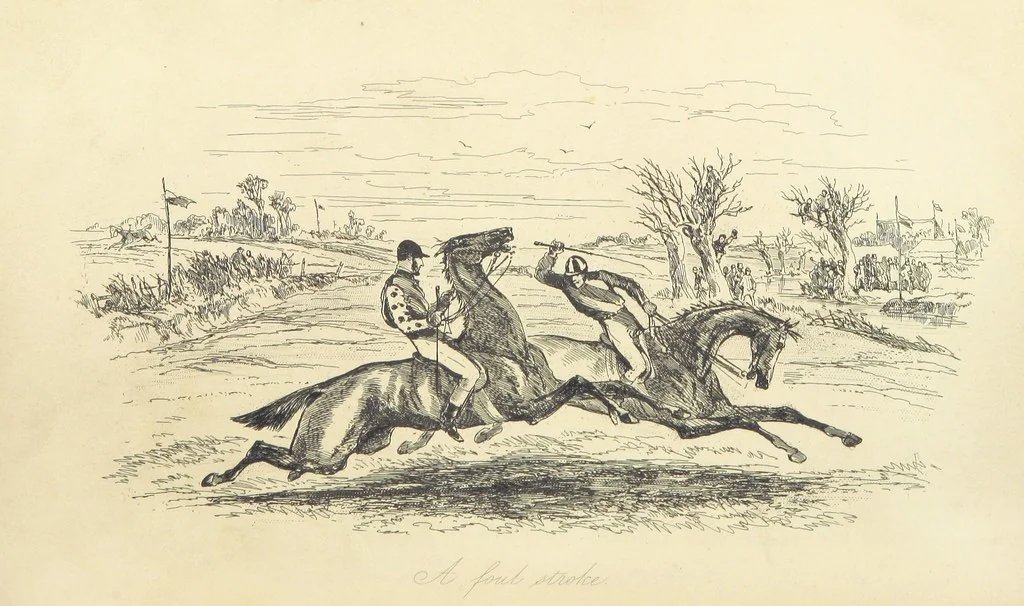 An illustration from Harry Coverdale's Courtship, and all that came of it. ... With illustrations by Phiz, 1854, leaf 528