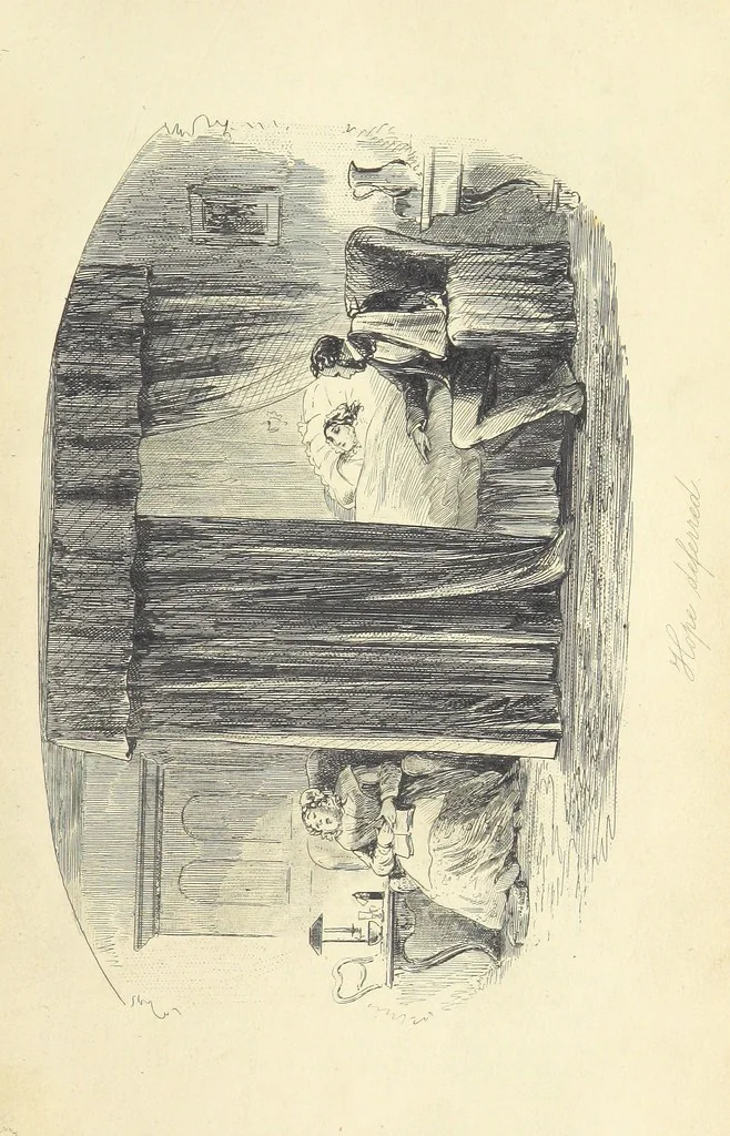 An illustration from Harry Coverdale's Courtship, and all that came of it. ... With illustrations by Phiz, 1854, leaf 575