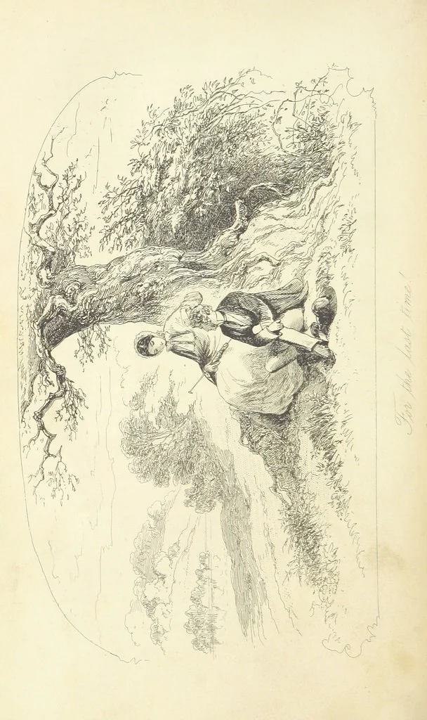 An illustration from Harry Coverdale's Courtship, and all that came of it. ... With illustrations by Phiz, 1854, leaf 70