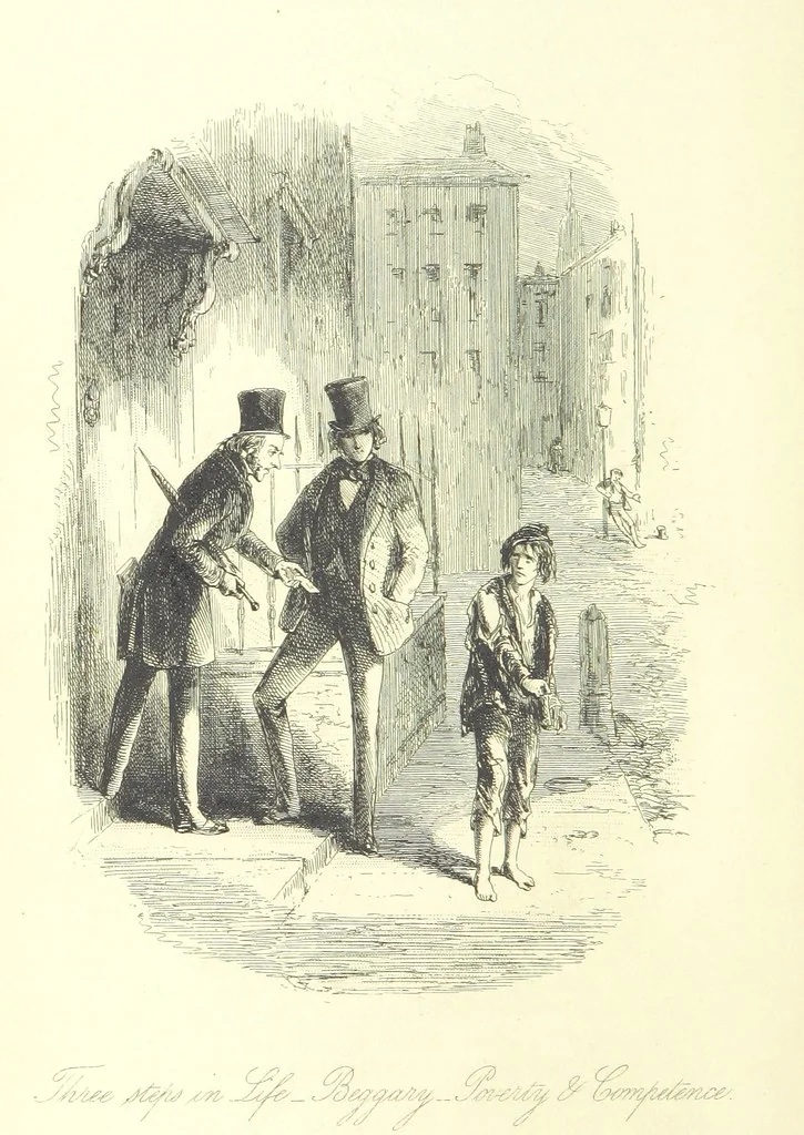 An illustration from Lewis Arundel; or the Railroad of Life ... With illustrations by Phiz [i.e. H. K. Browne, 1852, leaf 134