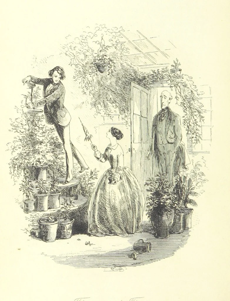 An illustration from Lewis Arundel; or the Railroad of Life ... With illustrations by Phiz [i.e. H. K. Browne, 1852, leaf 160