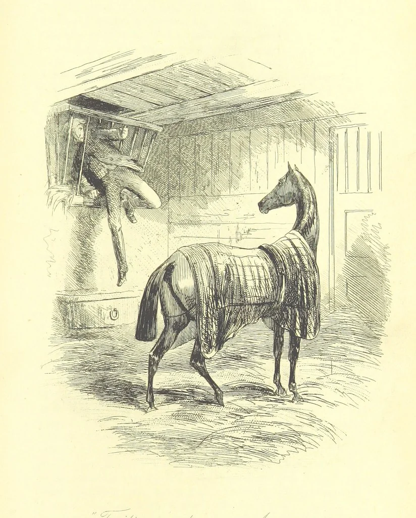An illustration from Lewis Arundel; or the Railroad of Life ... With illustrations by Phiz [i.e. H. K. Browne, 1852, leaf 619