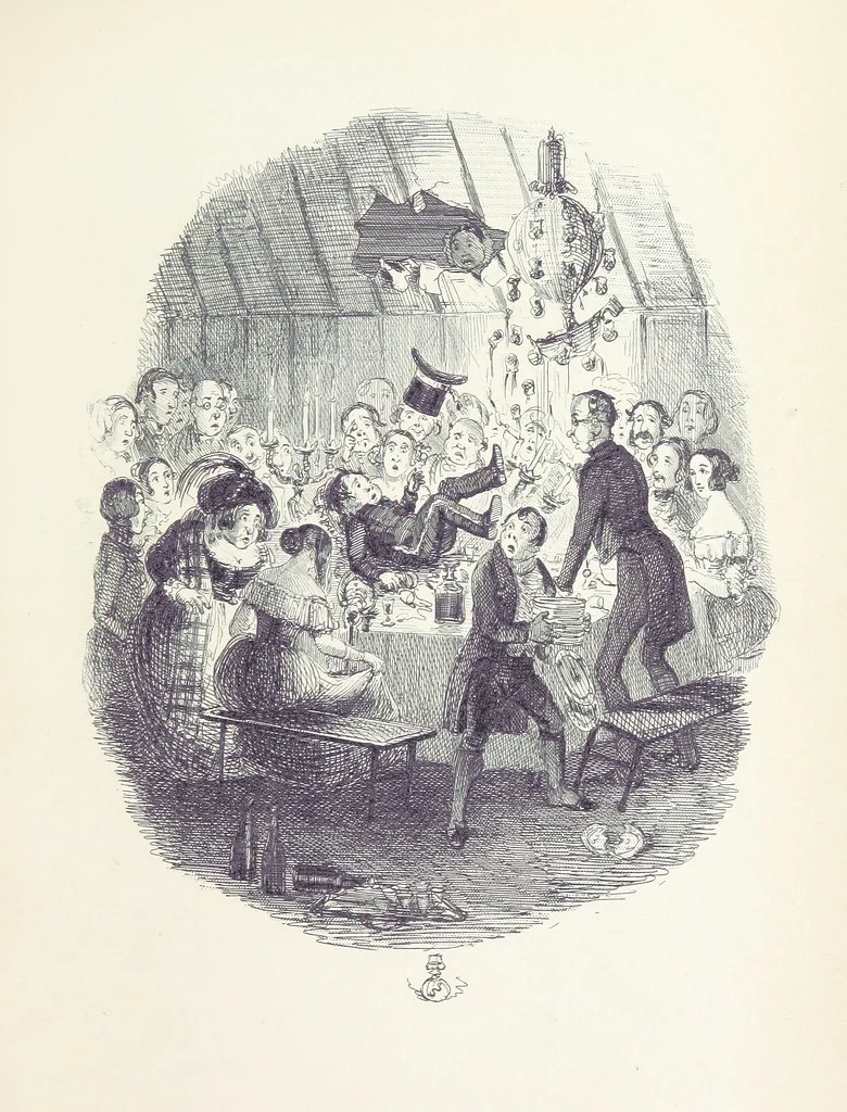 An illustration from The adventures of Mr. Ledbury and his friend Jack Johnson ... With eighteen illustrations by John Leech, 1886, leaf 137