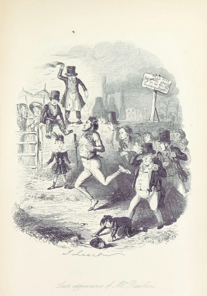 An illustration from The adventures of Mr. Ledbury and his friend Jack Johnson ... With eighteen illustrations by John Leech, 1886, leaf 369