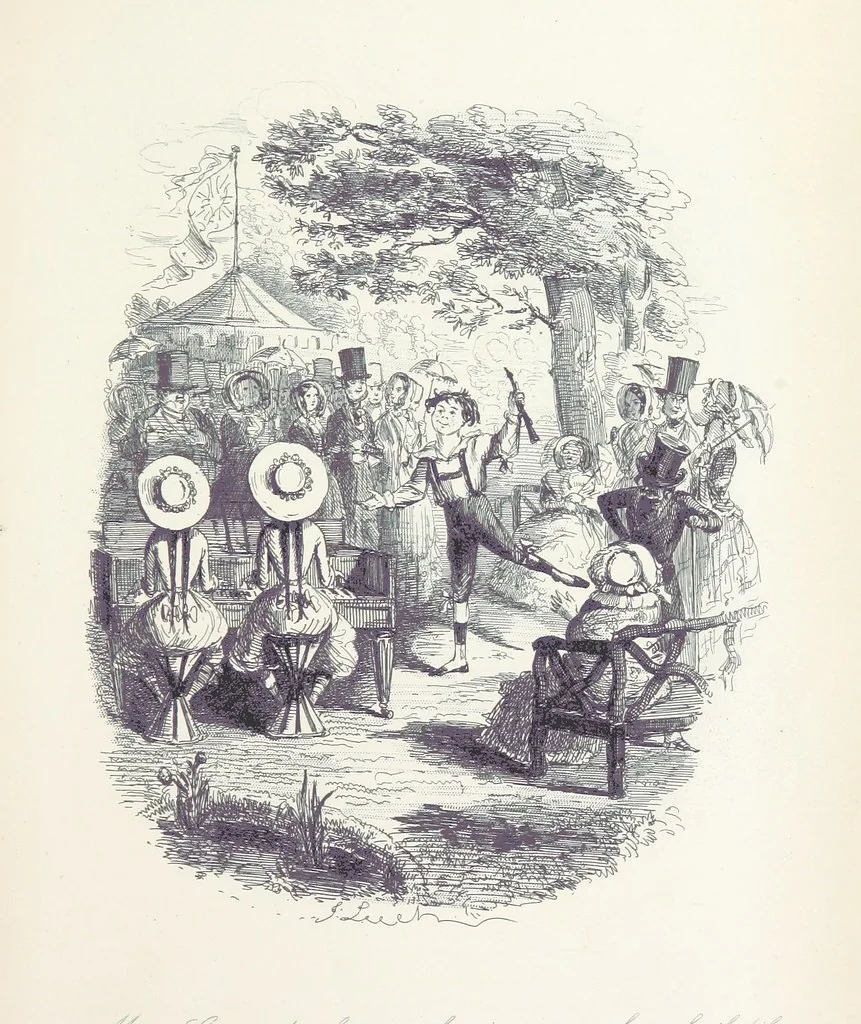 An illustration from The adventures of Mr. Ledbury and his friend Jack Johnson ... With eighteen illustrations by John Leech, 1886, leaf 425