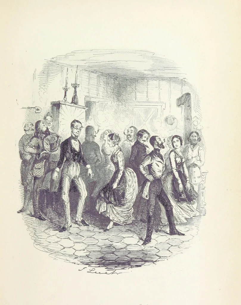 An illustration from The adventures of Mr. Ledbury and his friend Jack Johnson ... With eighteen illustrations by John Leech, 1886, leaf 61
