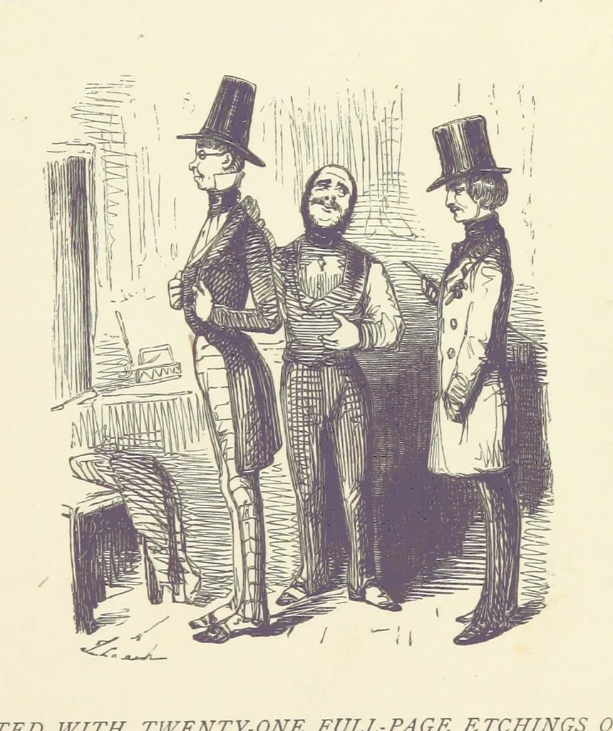 An illustration from The adventures of Mr. Ledbury and his friend Jack Johnson ... With eighteen illustrations by John Leech, 1886, leaf 7