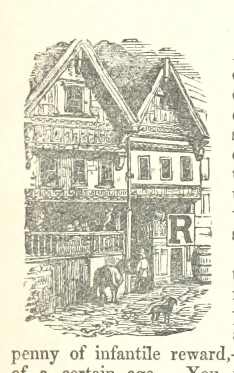 An illustration from The Struggles and Adventures of Christopher Tadpole at home and abroad. Illustrated by Leech, 1864, leaf 15